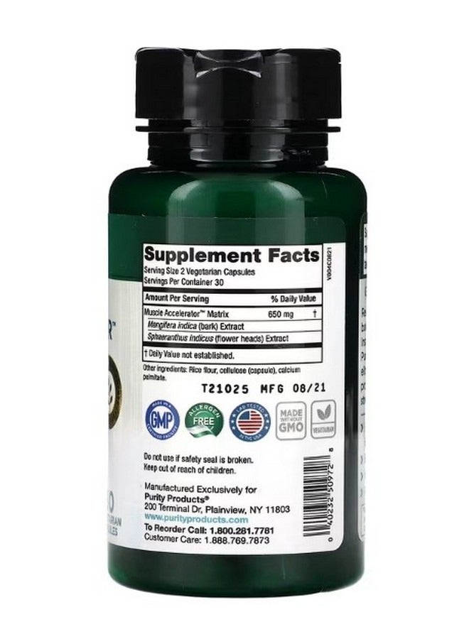 Purity Products Muscle Accelerator 60 Vegetarian Capsules - Image 2
