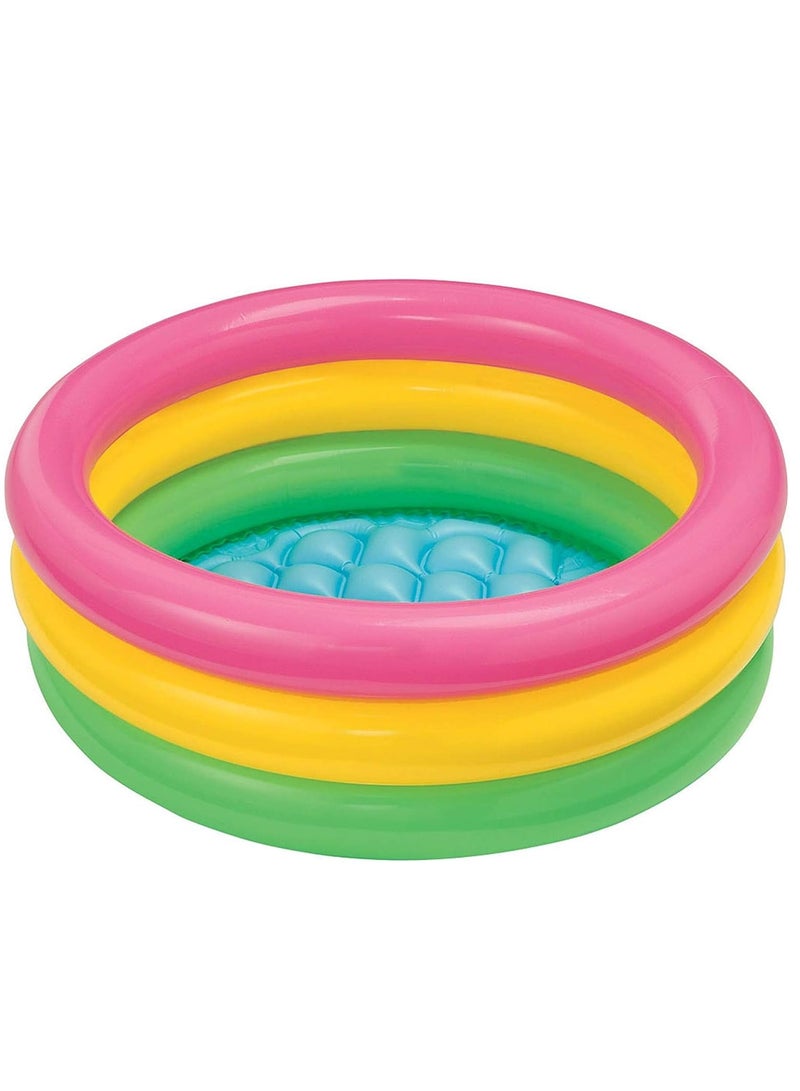 ELTRAZONE Water Tub Inflatable Intex Pool 2Ft Diameter Baby Bath Seat - Image 1
