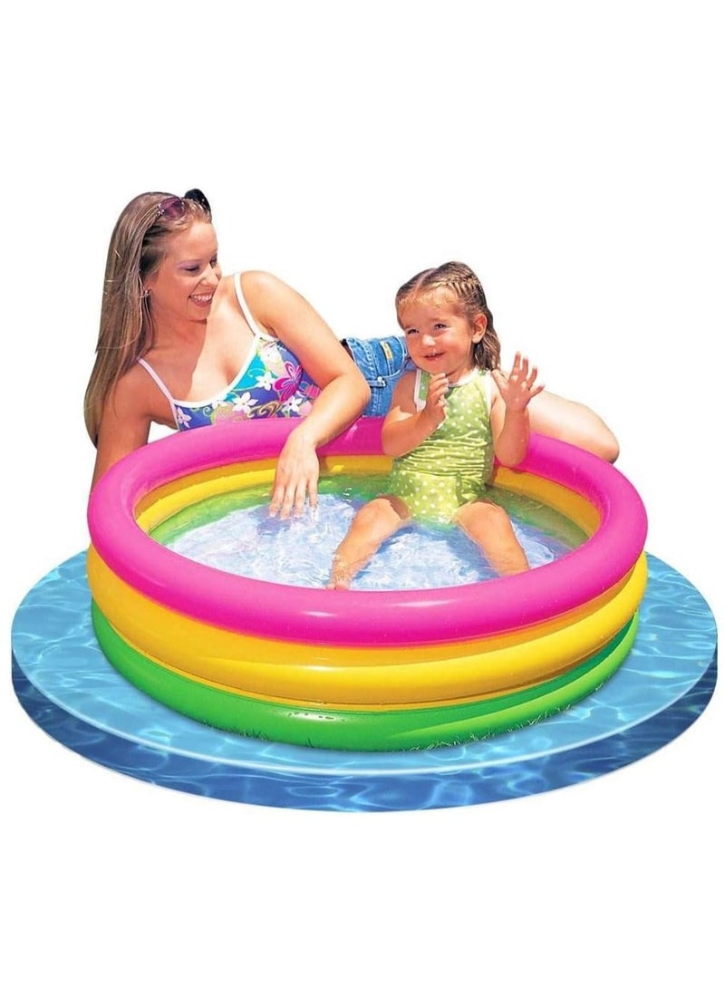 ELTRAZONE Water Tub Inflatable Intex Pool 2Ft Diameter Baby Bath Seat - Image 2