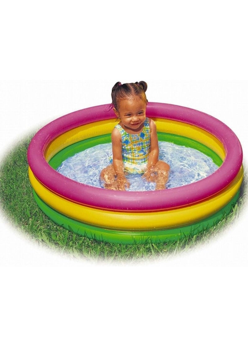 ELTRAZONE Water Tub Inflatable Intex Pool 2Ft Diameter Baby Bath Seat - Image 3
