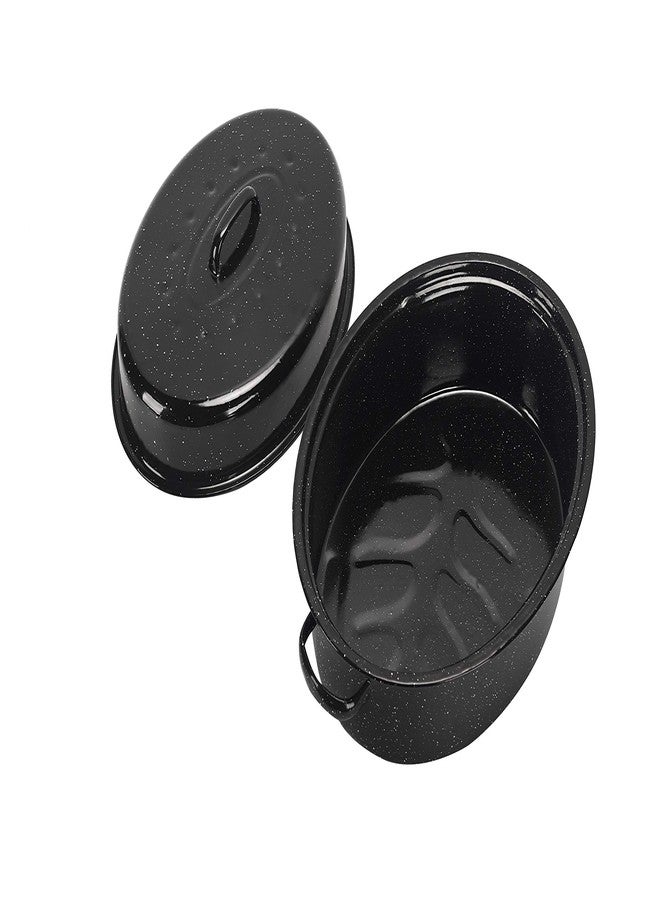 ENAMORY 15-Inch Covered Oval Roaster - Image 4