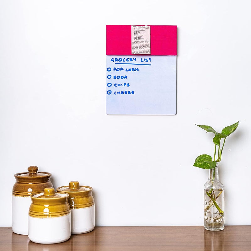 IVEI Pinboard + whiteboard, Combination Board - Small (Pink) - Image 3