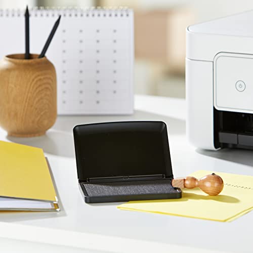 COLOP Micro Felt Pad with 801 Non-Toxic, Water Based Premium Ink (Black, Micro II Felt Pad - 2-3/4 x 4-1/4") - Image 2