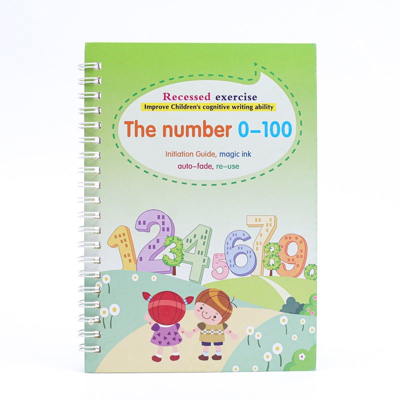 All English Children'S Groove Copybook Student English Pre-School Hard Pen Magic Practice Copyboard - Image 3