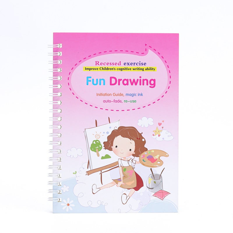 All English Children'S Groove Copybook Student English Pre-School Hard Pen Magic Practice Copyboard - Image 5
