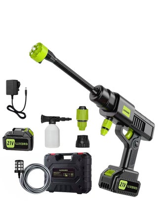 Cordless Portable Washer 21V Electric High Pressure Water Gun with 6-in-1 Spray Nozzle Adjustable Water Column Rechargeable Battery for Car Wall Floor Window Garden - pzsku/Z51D72EE6112897D7115BZ/45/1746223312/43acc600-7caa-4075-8a8c-baf80acf1ef3