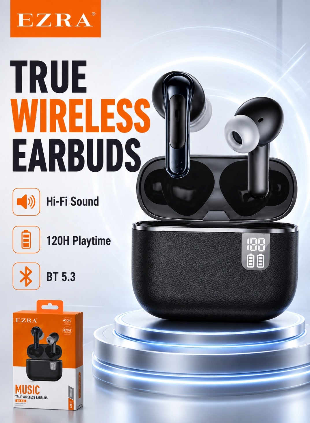 ezra Ezra Wireless Noise Cancelling Earbuds Bluetooth 5 3 Z51D731CED7C642AA1C5FZ