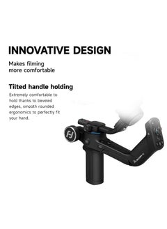 SCORP-C Camera Gimbal Stabilizer for DSLR and Mirrorless Camera, 3-Axis Handheld Gimbal Fits Sony A7 ZV-E10 Canon M50 Lumix Nikon D7500 Fujifilm X-T4, Max 5.5lbs Cable Control