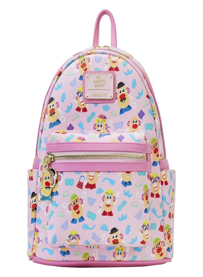 Loungefly Hasbro Mr. and Mrs. Potato Head All Over Print Mini Backpack - Image 1