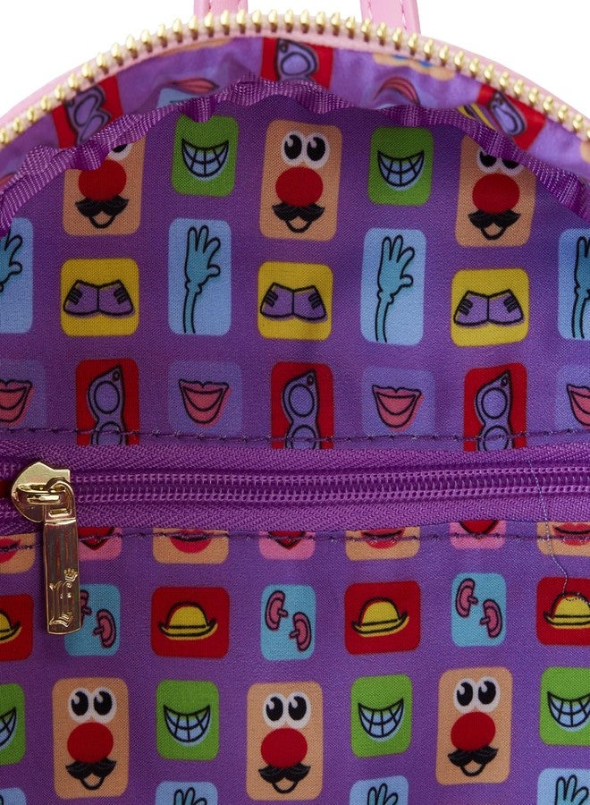 Loungefly Hasbro Mr. and Mrs. Potato Head All Over Print Mini Backpack - Image 5
