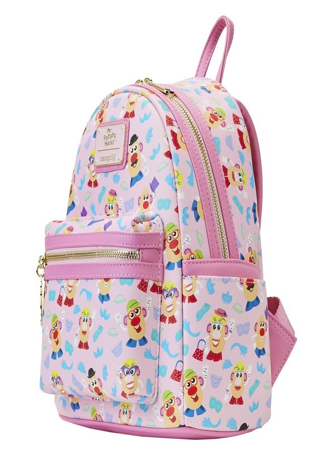 Loungefly Hasbro Mr. and Mrs. Potato Head All Over Print Mini Backpack - Image 3