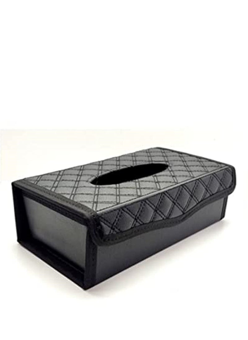 Generic - Leather tissue case-color black-for office   kitchen and also for the car is practical and easy to use from Rana store - Image 1