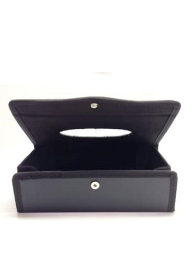 Generic - Leather tissue case-color black-for office   kitchen and also for the car is practical and easy to use from Rana store - Image 1