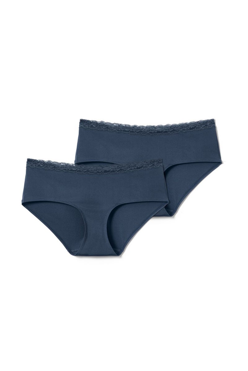 Tchibo Women 2 Piece Panty Brief, Navy - Image 2