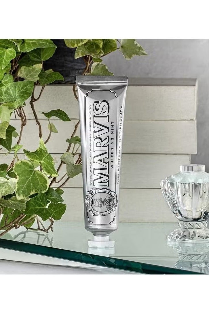 Marvis Whitening Mint Toothpaste - 85ml/4.4 oz Packed with Xylitol for Effective Teeth Whitening and Fresh Breath - Image 4