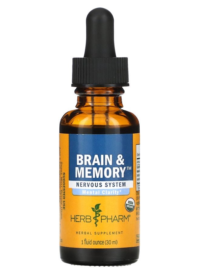 HERB PHARM Brain & Memory Nervous System 1 fl oz (30 ml)