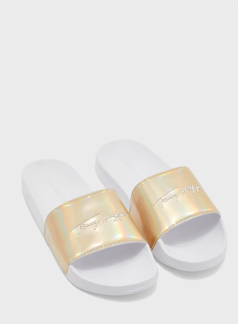 TOMMY HILFIGER Feminine Pool Slide Sandals