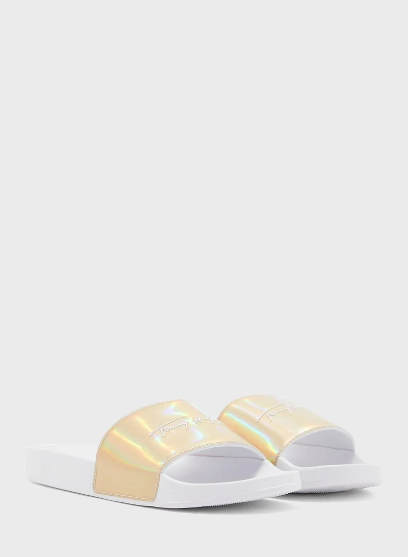 TOMMY HILFIGER Feminine Pool Slide Sandals