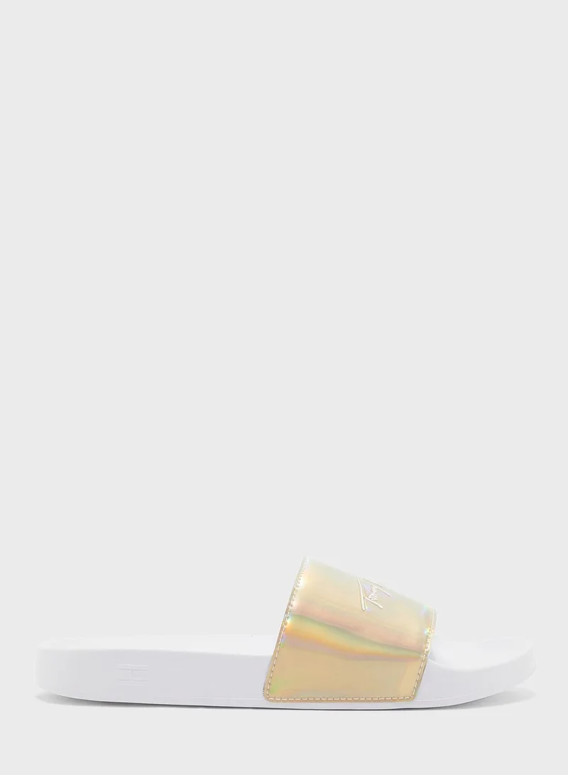 TOMMY HILFIGER Feminine Pool Slide Sandals