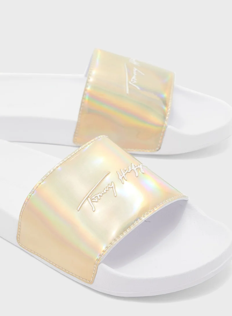 TOMMY HILFIGER Feminine Pool Slide Sandals