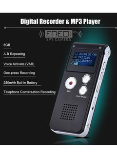General Digital Voice Recorder Meeting 8G - Easy to Use, Clear Recording with Playback - Voice Activated Recorder - Digital Audio Recorder for Lectures, Handheld Recording Device  - Image 4