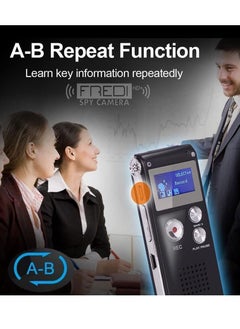 General Digital Voice Recorder Meeting 8G - Easy to Use, Clear Recording with Playback - Voice Activated Recorder - Digital Audio Recorder for Lectures, Handheld Recording Device  - Image 5