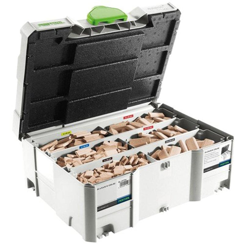 Festool Festool 498899 Assorted Domino Beech Tenons and Cutters in T-Loc Systainer 