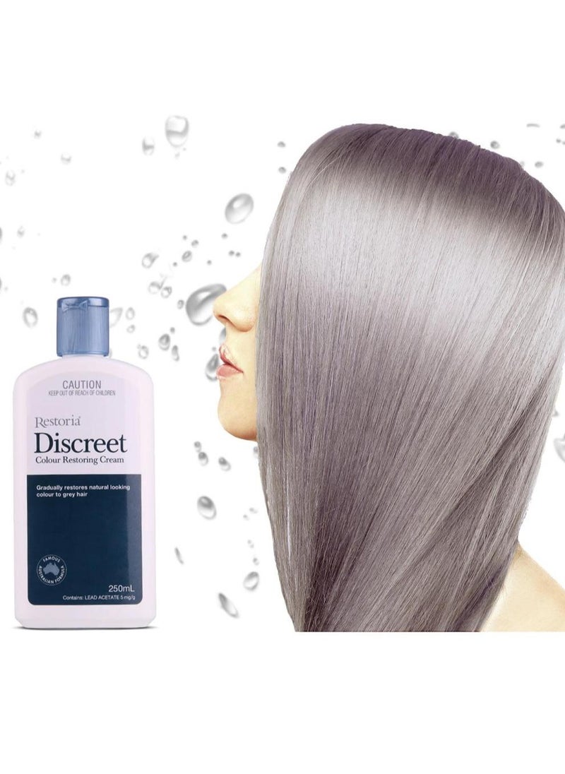 Restoria Discreet - Restoria Discreet Hair Colour Restoring Cream 250ml - Image 1