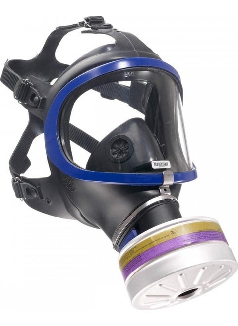 Draeger 6300 Full Face Mask + A1B2E2K1 Hg Co No P3 Filter
