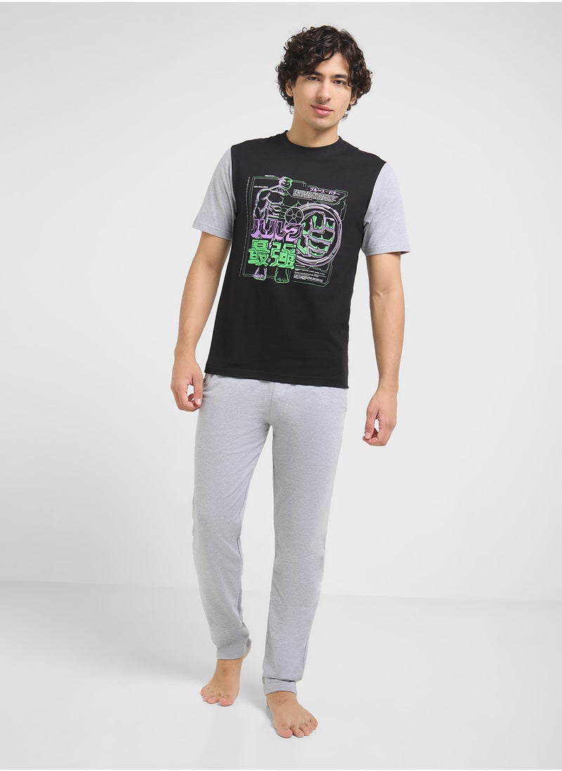 MARVEL Nightwear T-Shirt & Pants Set  - Image 1
