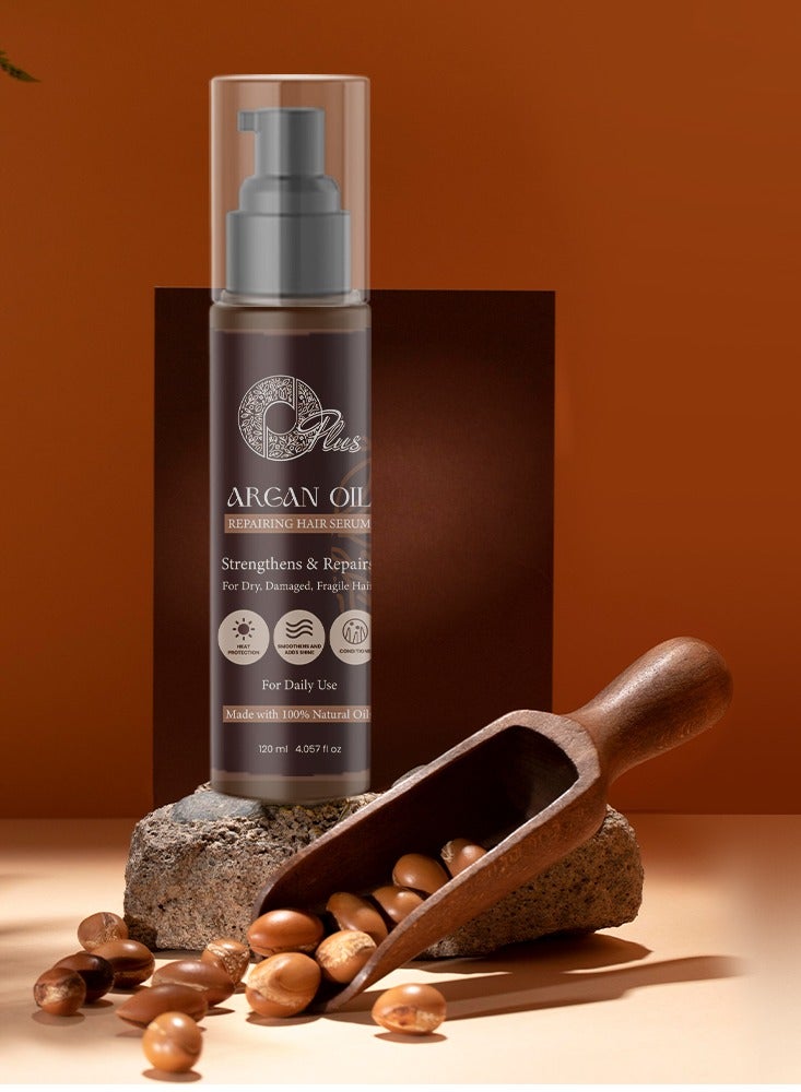 أوبلس أوبلوس سيروم لإصلاح الشعر بزيت الأرغان 120 مل - حماية من الحرارة والأشعة فوق البنفسجية - Image 2