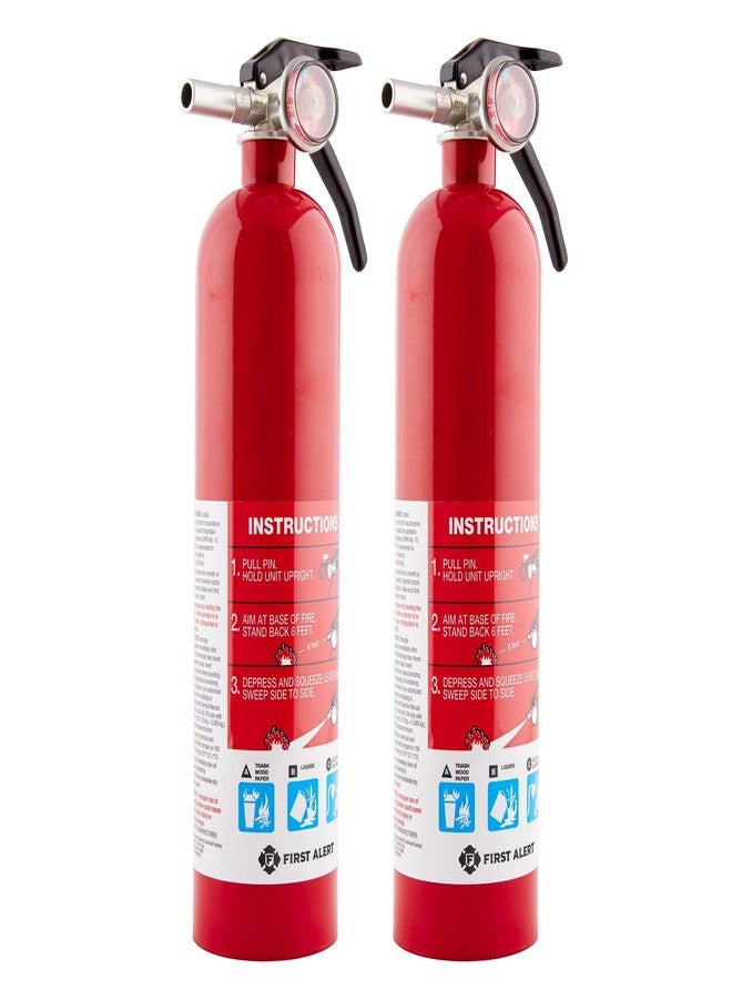 First Alert Home1-2, Standard Home Fire Extinguisher, Red, 2PACK - Image 3