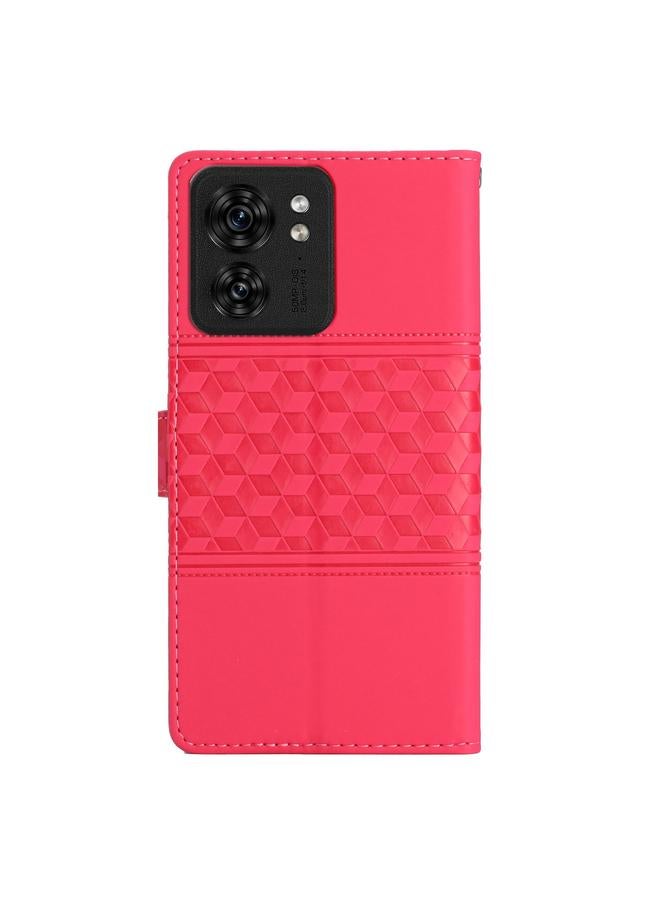 S-TOP Case For Motorola Edge 40 Diamond Embossed Skin Feel Leather Phone Case - Image 3