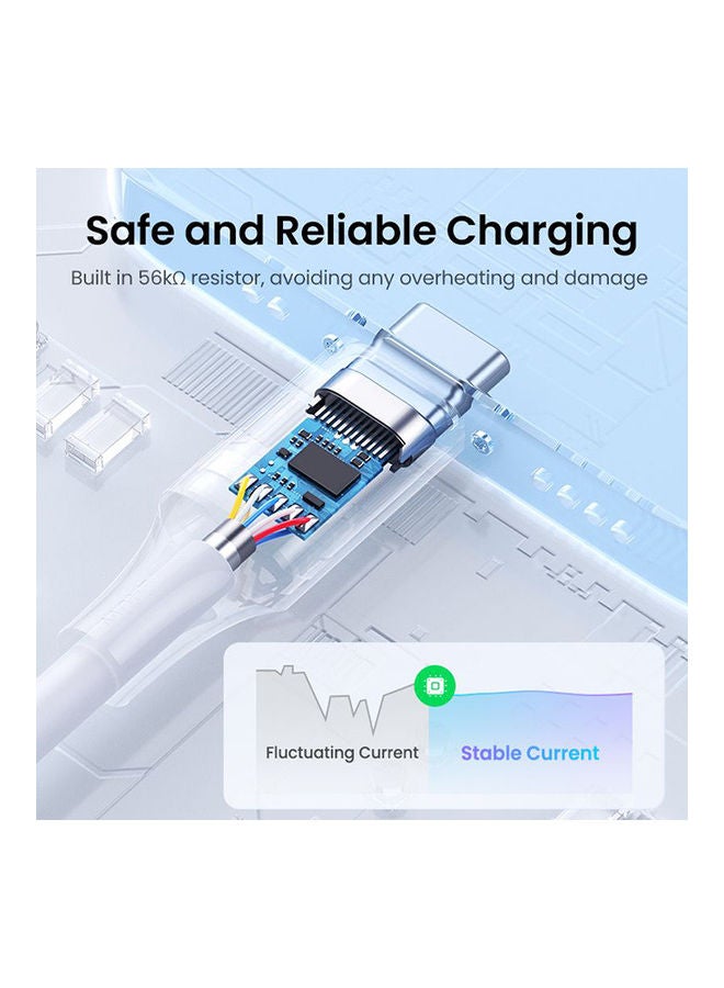 يو جرين كابل USB-A إلى Type-C مع موصل مطلي بالنيكل بطول 3 متر - Image 4