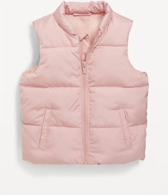 Miniğimin Cicileri My Little One's Cicileri Pocket Children's Zippered Puffer Vest - Powder