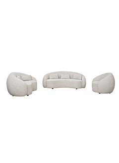 ROYAL FURNITURE Kite sofa set with Ottomon 235x130x93 cm, comfortable and relaxing sofa set  - Image 1