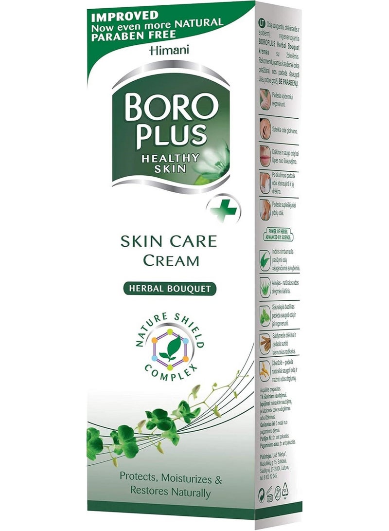 Himani BORO PLUS Healthy Skin Care Cream Herbal Bouquet Quick Moisturisation Parabens Free 50G - Image 1
