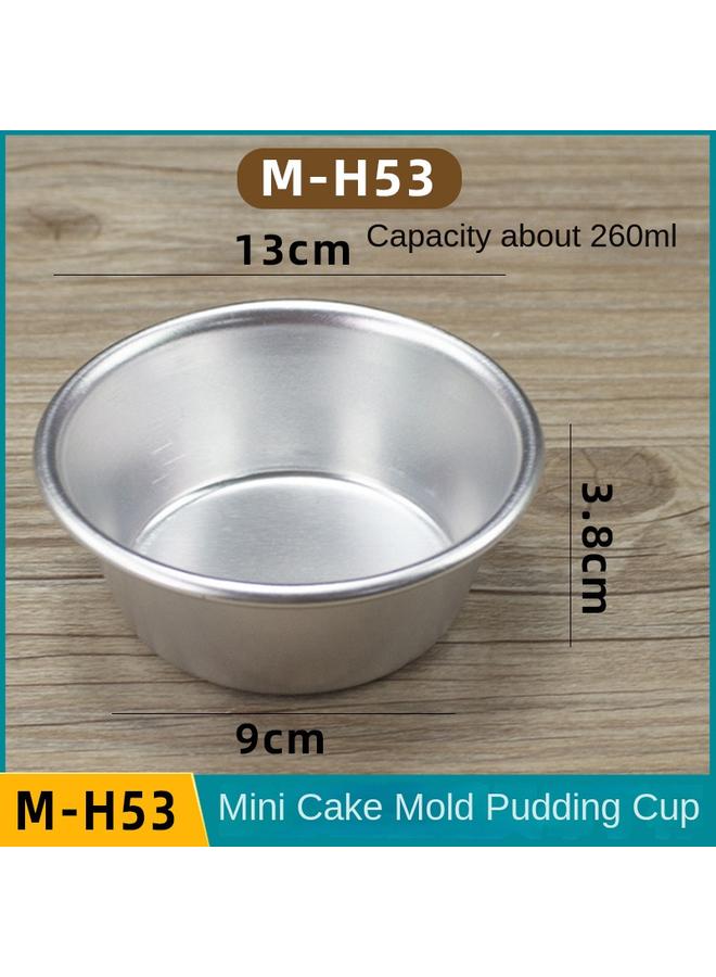Bluejw Caramel Jelly Pudding Round Mold Mini Chiffon Small Cake Aluminum Mold Small Medium Western Cup Egg Tart Mold - Image 1