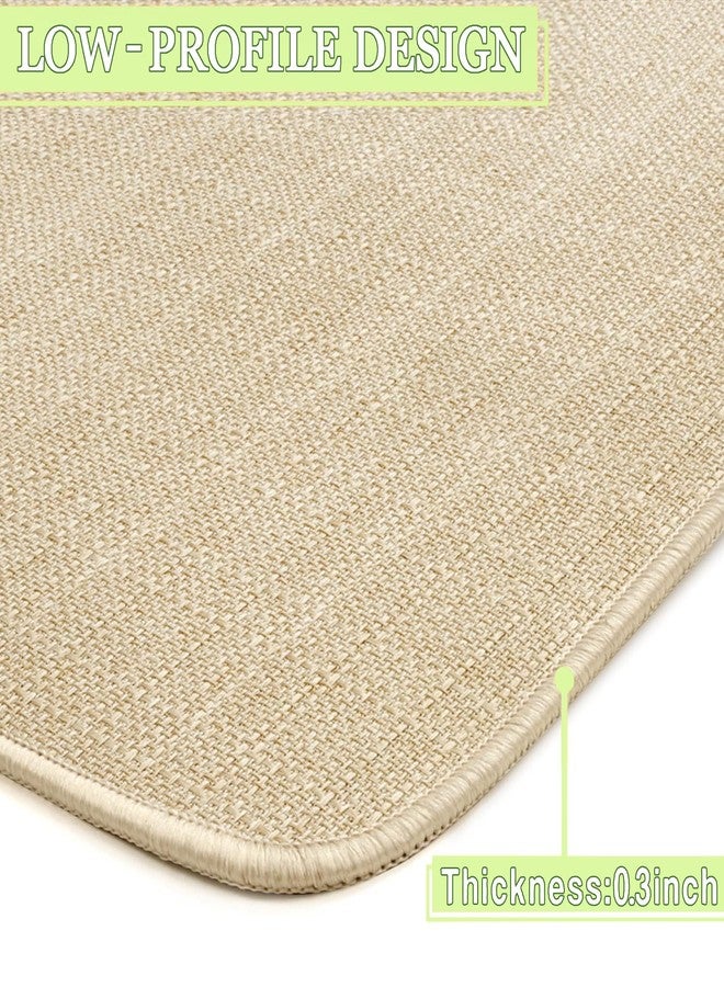 Kuyuayee Hello Summer Front Door Mat 30x17 Inch Summer Welcome Doormat Indoor Outdoor Entrance Floor Mats Non-Slip Washable Seasonal Summer Home Decor Rugs - Image 5