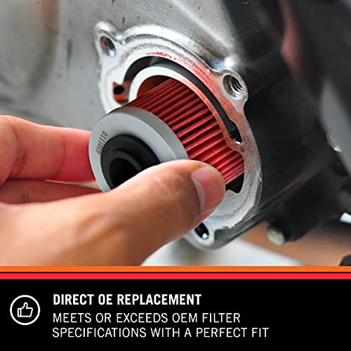 K+N K&N Motorcycle Oil Filter: High Performance, Premium, Designed to be used with Synthetic or Conventional Oils: Fits Select Sherco, Husqvarna Vehicles, KN-611 - Image 4