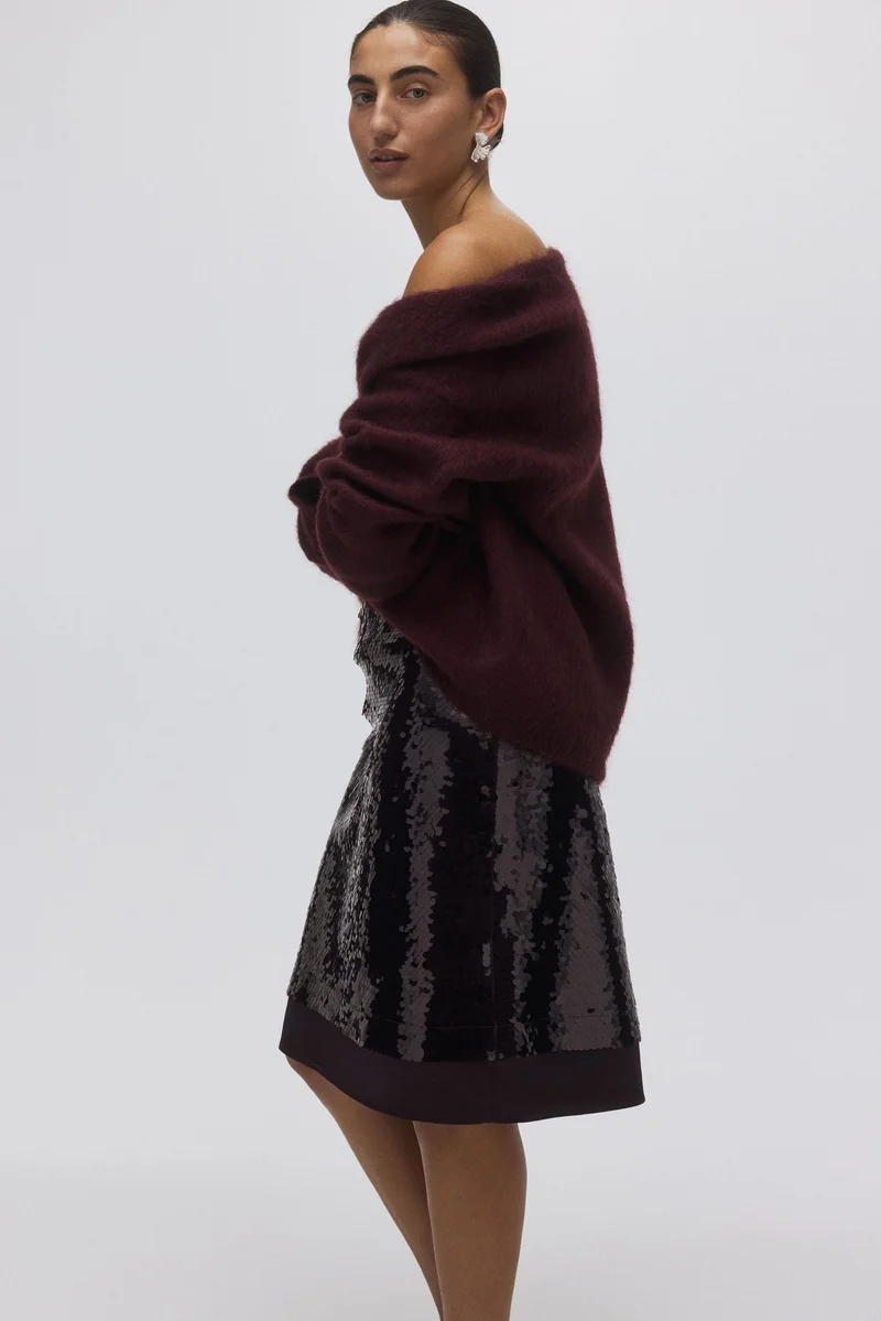 H&M Sequined skirt