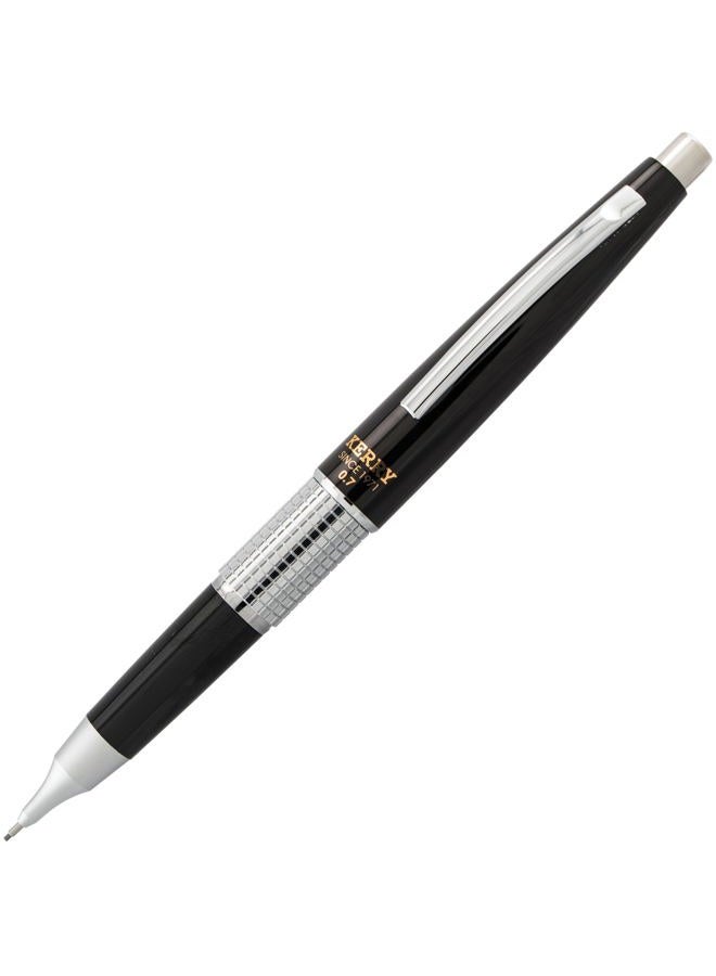 Pentel Sharp Kerry Mechanical Pencil (0.7mm), Black Barrel, 1 Pen (P1037A) - Image 1