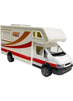 Apexma 1:24 Scale Metal Model Caravan - Die-Cast Pull-Drop Caravan  - Image 5