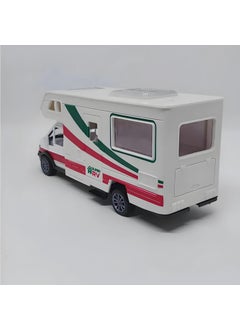 Apexma 1:24 Scale Metal Model Caravan - Die-Cast Pull-Drop Caravan  - Image 3