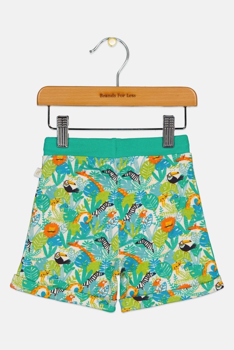 Hamleys Toddlers Boy Allover Print Basic Shorts, Multicolor - Image 3