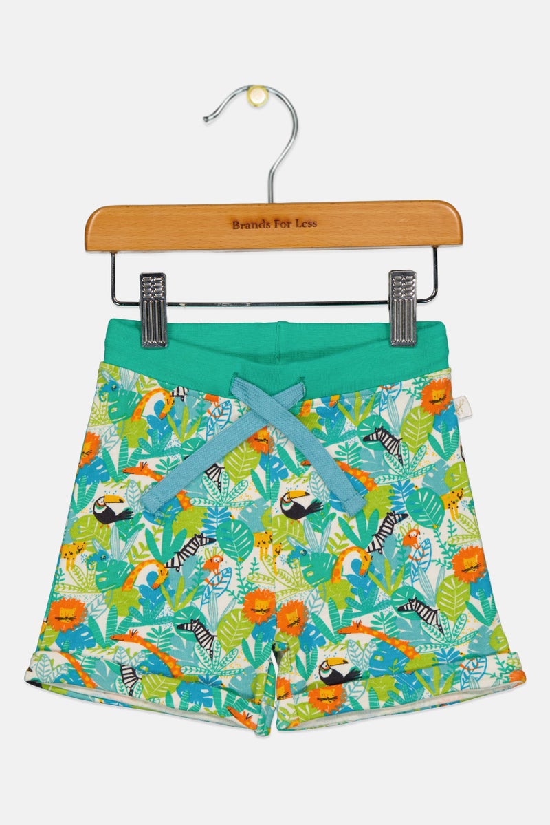 Hamleys Toddlers Boy Allover Print Basic Shorts, Multicolor - Image 2