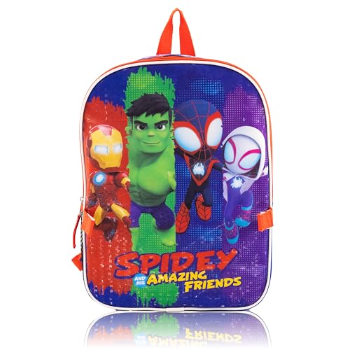 Fast Forward Marvel Spidey and His Amazing Friends Backpack With Lunch Box for Kids | Insulated Lunch Bag Lunch Box for Boys, Girls, Toddlers | 14" Backpack for School and Reusable Lunchbox - Image 3