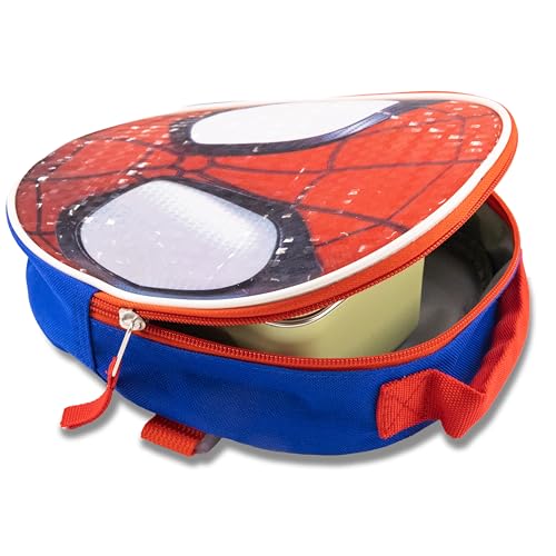 Fast Forward Marvel Spidey and His Amazing Friends Backpack With Lunch Box for Kids | Insulated Lunch Bag Lunch Box for Boys, Girls, Toddlers | 14" Backpack for School and Reusable Lunchbox - Image 4