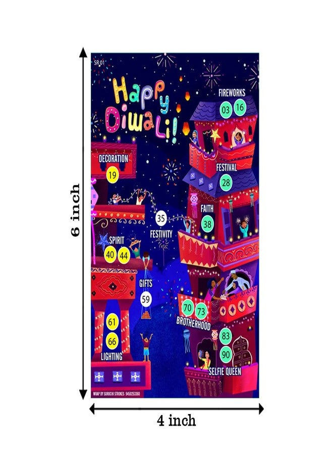 Suruchi Strokes Happy Diwali Theme Tambola Tickets, Ganesh laxmi New Housie Games, Dipawali Collection for Festival Party (30 Tickets) - Image 3
