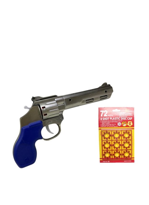 Plastic Sound Gun Large Size + Card 72 Cool Sheets